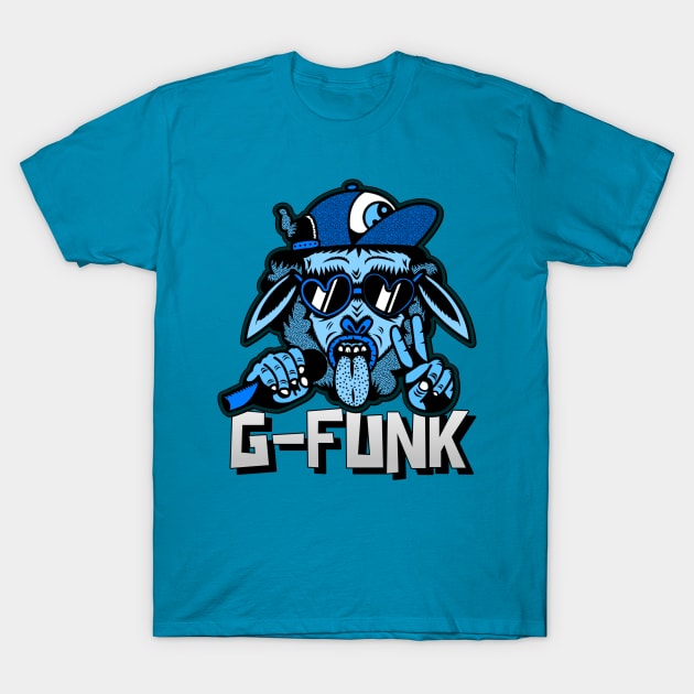 G Funk West coast Rap T-Shirt by Rayrock76